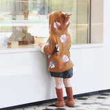 Babyinstar Cute Fox Girls Jacket Autumn Long Sleeve Brand Children Clothing Hooded Casual Outwear Boys Jackets and Coats