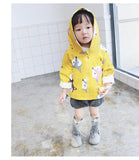 Babyinstar Cute Fox Girls Jacket Autumn Long Sleeve Brand Children Clothing Hooded Casual Outwear Boys Jackets and Coats