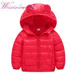 2017 Autumn Winter Baby Boy Girl Clothes Long Sleeve Casual Clothing Solid Hooded Kids Boys Girls Clothes Soft Coat