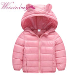 2017 Autumn Winter Baby Boy Girl Clothes Long Sleeve Casual Clothing Solid Hooded Kids Boys Girls Clothes Soft Coat