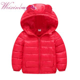 2017 Autumn Winter Baby Boy Girl Clothes Long Sleeve Casual Clothing Solid Hooded Kids Boys Girls Clothes Soft Coat
