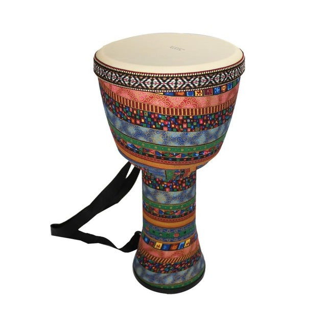 Orff world 8/10 inch Djembe Goat Skin Wooden African Drum Percussion M