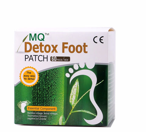 120 Piece=60pcs Patches+60 pcs Adhesives Detox Foot Patch Bamboo Vinegar Pads Improve Sleep Beauty Slimming Patch