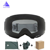 VECTOR New Brand Ski Goggles Double UV400 Anti-fog Big Ski Mask Glasses Skiing Professional Men Women Snow Snowboard Goggles