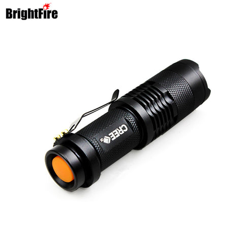 Cree Q5 Waterproof 3 Modes Mini Bright Zoomable LED Flashlight lantern Torch light Lanterna