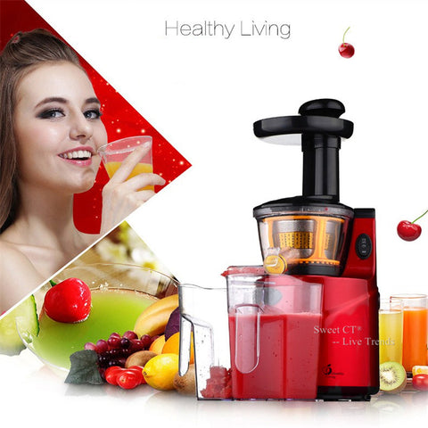 SAVTM Slow Juicer 250W Fruits Vegetables Low Speed Slowly Juice Extractor Juicers Fruit Drinking Machine For Home