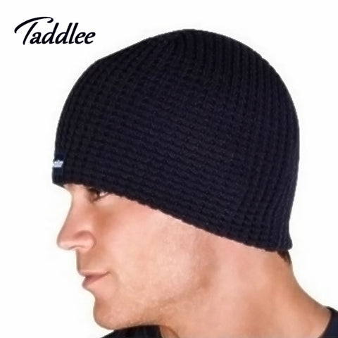 Taddlee Brand Fashion Mens winter cap Set of head cap Man hat keep warm protecting hats brand Man beanie fall hats men