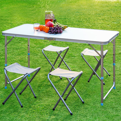 HOT Outdoor Folding Table Camping Aluminium Portable Multi-Purpose Outdoor Activity Durable Folding Table Table Desk For Picnic