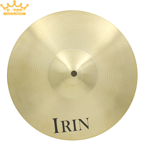 IRIN 14" Brass Alloy Crash Ride Hi-Hat Cymbal for Drum Set