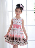 Peacock Girls dresses for party and wedding children clothes kids dresses Prom Dress vestito bimba Drop ship