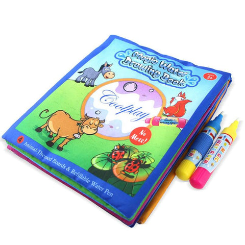 Kids Animals Painting Magic Water Drawing Coloring book Educational toys for children