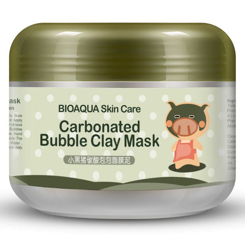 Deep Pore Cleansing Clay Mask Carbonated Bubble Anti-Acne Moisturizing Face Mask For Dropshipping