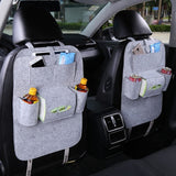 Car Back Seat Storage Organizer Trash Net Holder Multi-Pockets Travel Storage Bag Hanger for Auto Capacity Storage Pouch