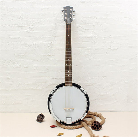 Zebra 6 Strings Banjo Concert Ukulele Exquisite Professional Musical Banjo Sapelli Guitar For Stringed Instruments Lover Gift