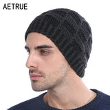 Winter Knitted Hat Beanies Men Winter Hats For Men Women Bonnet Fashion Caps Skullies Beaine Brand Mask Wool Cap Warm Hat 2017