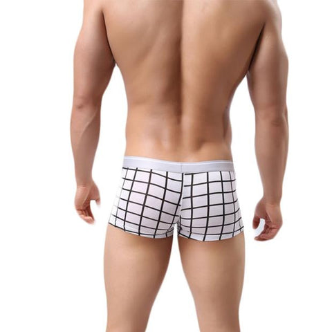 Ventilation four Angle Underwear Men Boxer Briefs Pouch Soft Underpants L