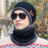 2016 Brand Beanies Knit Men'S Winter Caps Skullies Beanies Bonnet Knitted Ring Scarf & Hat For Man Women Beanie Wool Knitted Hat
