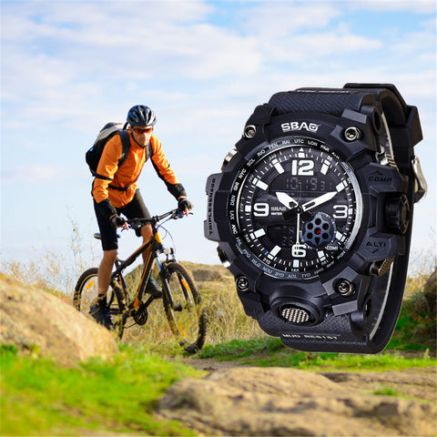 AO  Watch LED Men Waterproof Sports Watches Shock Digital Electronic