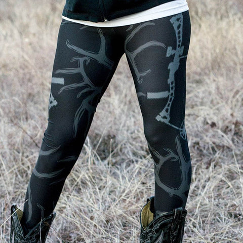 Fashion Women Skinny Printed Stretchy Pants Leggings