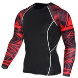2017 Mens MMA Fitness T Shirts Fashion 3D Teen Wolf Long Sleeve Compression Shirt Bodybuilding Crossfit Brand Clothing Fitness