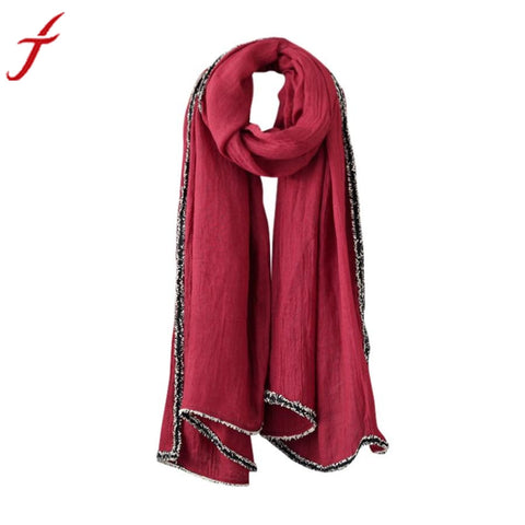 Fashion Accessories Winter Warm Men Women Scarves Woolen Long Large Solid 4 Colors Wrap Scarves & Shawls