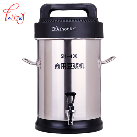 Commercial soybean milk machine juicer machine 10L capacity automatic cashmere multi-functional soy milk machine SH-400  1pc