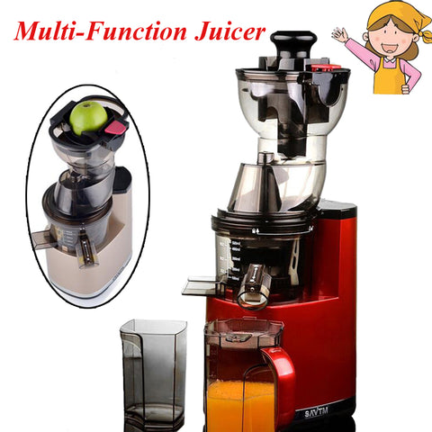 Large Diameter Multi-Function Juicer for Commercial Use Stirring Juice Machine Low-Speed Baby Juicer JE220-08M00