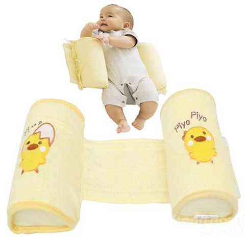 Baby Toddler Safe Cotton Anti Roll Pillow Sleep Head Positioner