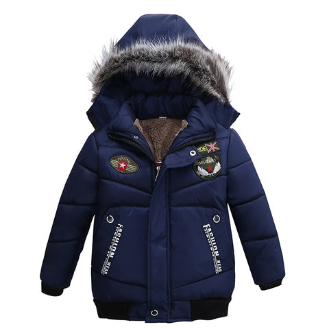 Fashion Baby Boys Jackets 2017 Autumn Winter Jacket For Boys Jacket Kids Warm Outerwear Girls Coats Children Clothes