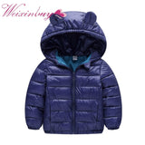 2017 Autumn Winter Baby Boy Girl Clothes Long Sleeve Casual Clothing Solid Hooded Kids Boys Girls Clothes Soft Coat