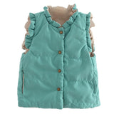 Children's Clothing winter Outerwear Coats for Girl and Boys, Cute Baby Vest Kids Warm Jacket Vest Baby Warm Waistcoat