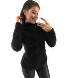 Women Ladies Tops Warm Long Sleeve Sweatshirt Jumper Pullover Tops Blouse