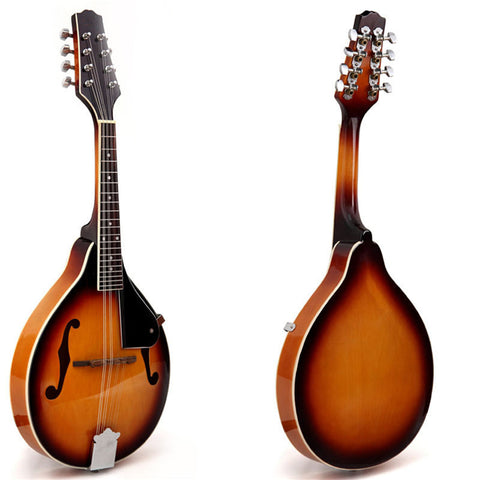 Zebra Sunset Rosewood 8 Strings A Type Electric Bass Guitar Mandolin 20 Fret Ukulele for Musical Stringed Instruments Lover Gift