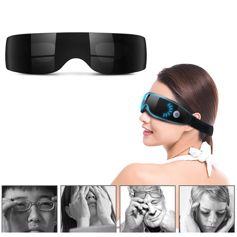 Eye SPA Electric Eyes Massager Vibration Infrared Heating Therapy Air Pressure Music Glasses Head Stress Relief Eyes Care 30