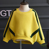 Baby Girl Boy Clothes Children Toddler Kids Patchwork Winter/Autumn Pullover Knit Loose Top Spring Coat