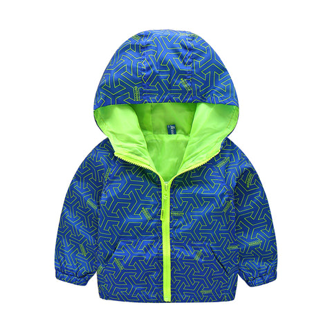 2018 Children New Camouflage Design Outdoor Windbreaker Clothes For Boy Girl Spring Jackets Kid Long Sleeve Hooded Jacket CMB321