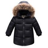 Actionclub Boys Girls Winter Down Jacket Children Warm Outerwear Kids Hooded Down Jacket Coat Boys Fashion Winter Clothing