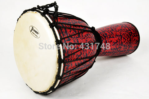 JinDi brand African Drum 12" Djembe drum Fiber glass material Musical instrument